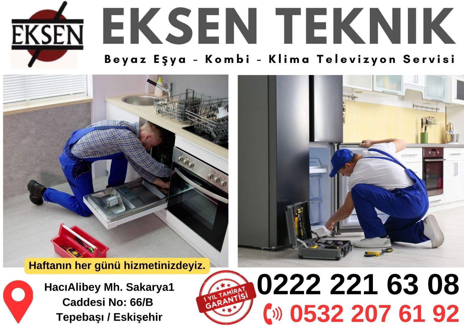 Tepebaşı beyaz eşya servisi